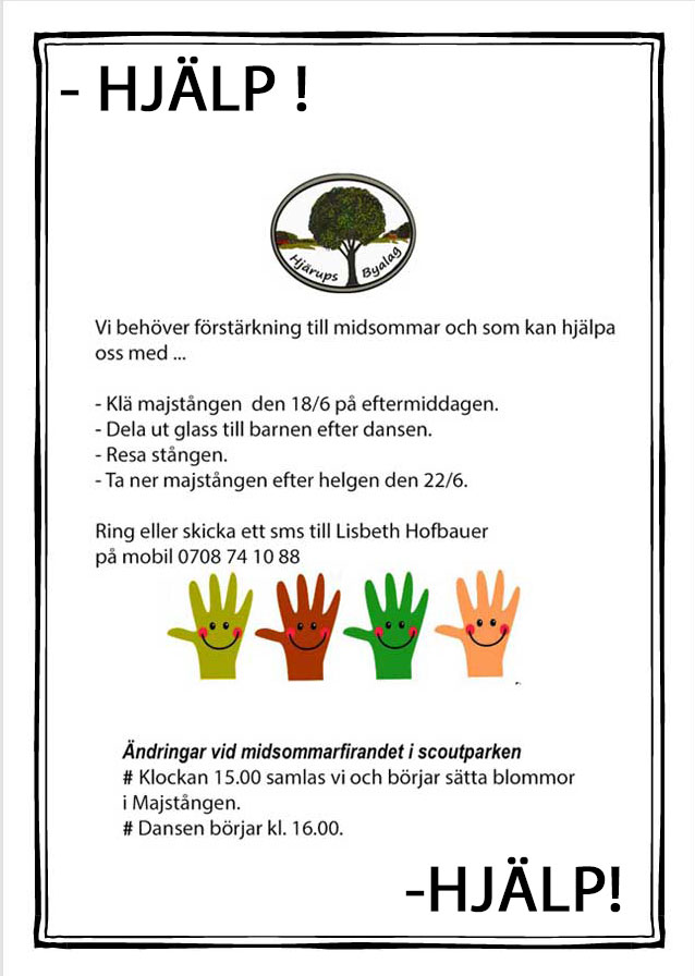 Hj&auml;lp till midsommar