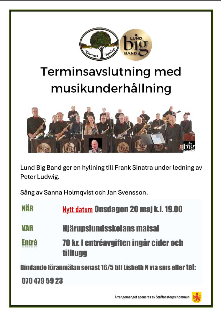 Terminsavslutning Jazzkväll