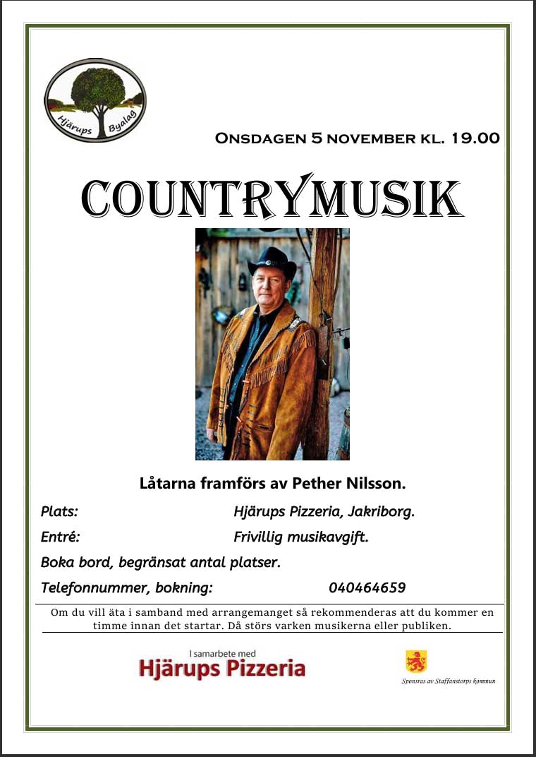 Countrykväll med Pether Nilsson