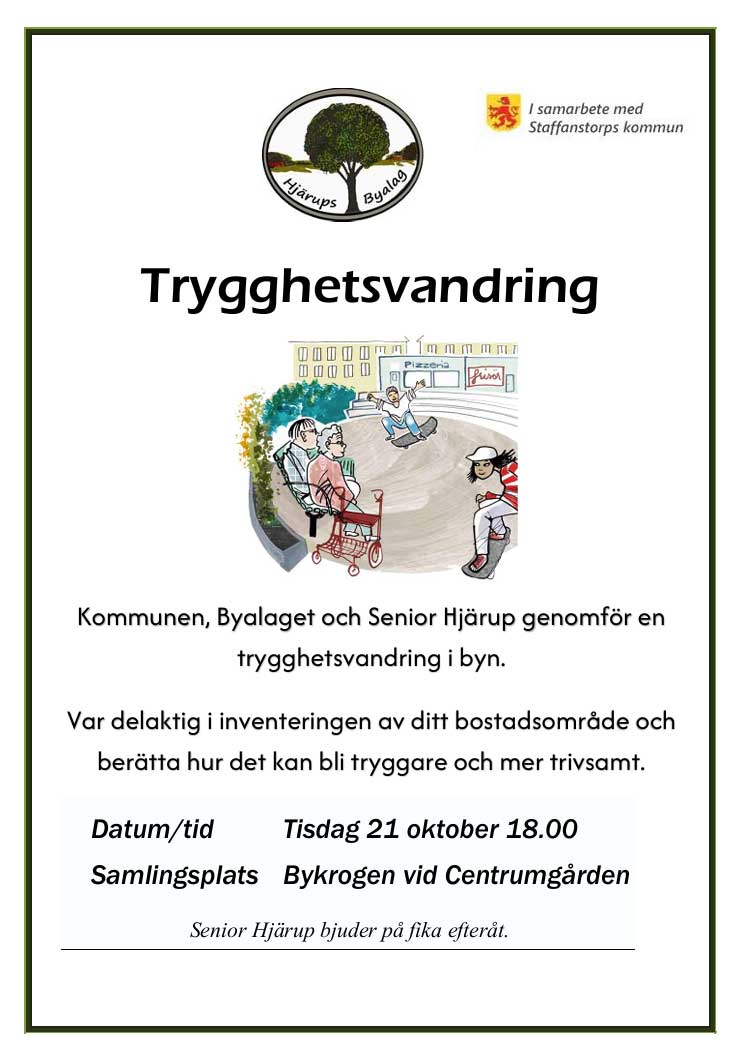 Trygghetsvandring i Hjärup